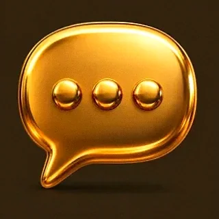 Chat bubble icon — Uptown Pokies