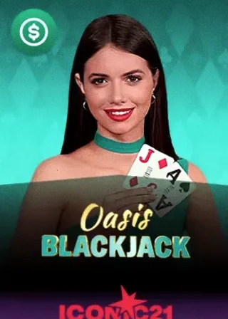 Oasis Blackjack live game cover