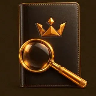 Passport magnifying glass — Uptown Pokies