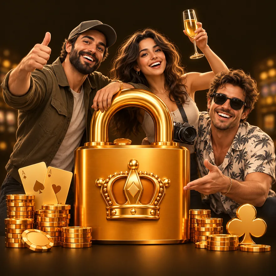 Royal padlock — Uptown Pokies