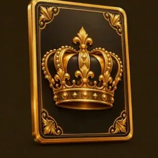 Royal crown card — Uptown Pokies
