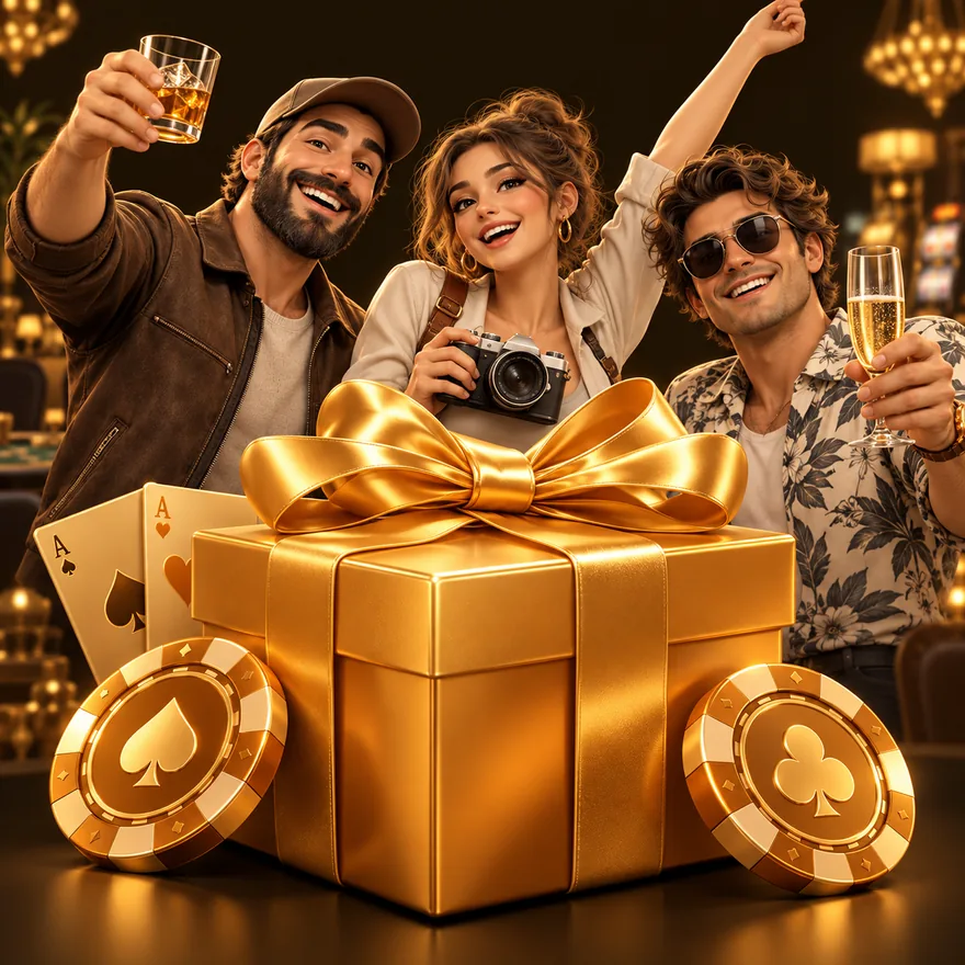 Casino gift box — Uptown Pokies