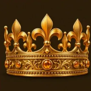 Ornate royal crown — Uptown Pokies