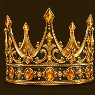 Jeweled royal crown — Uptown Pokies