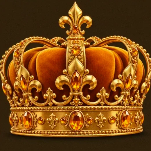Jeweled royal crown — Uptown Pokies