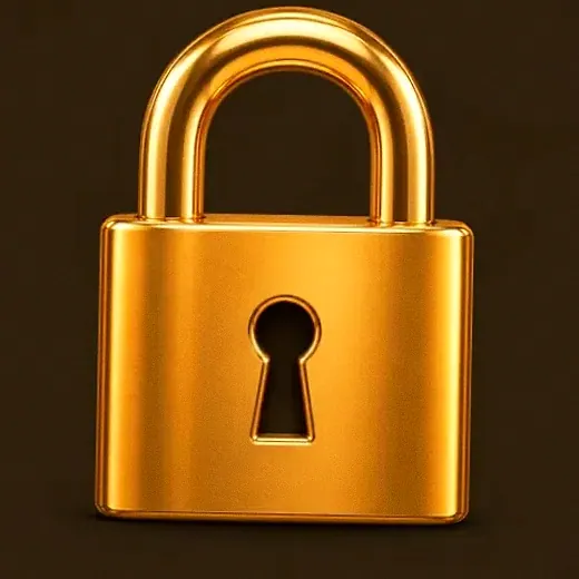 Metal padlock — Uptown Pokies